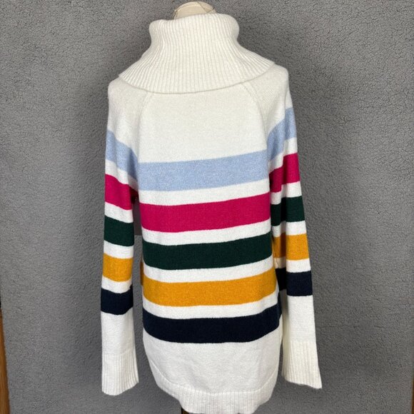 Style & Co Women's Striped Turtleneck Sweater Small Acrylic Blend Multicolor NWO - Picture 4 of 8